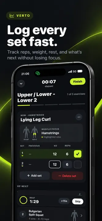 Verto: Gym Workout Tracker screenshot 4