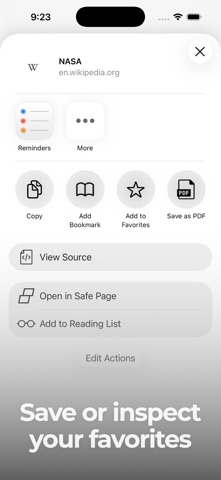 Safe Page – Web Browser Screenshot 3 of 4
