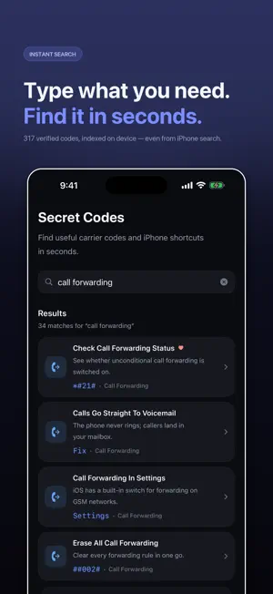 Secret Codes: IMEI & Carrier screenshot 3