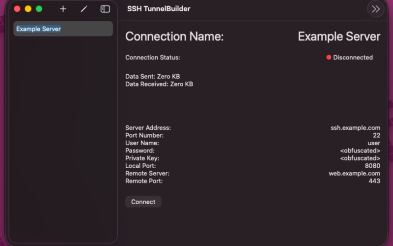 Screenshot #1 pour SSH Tunnel Builder