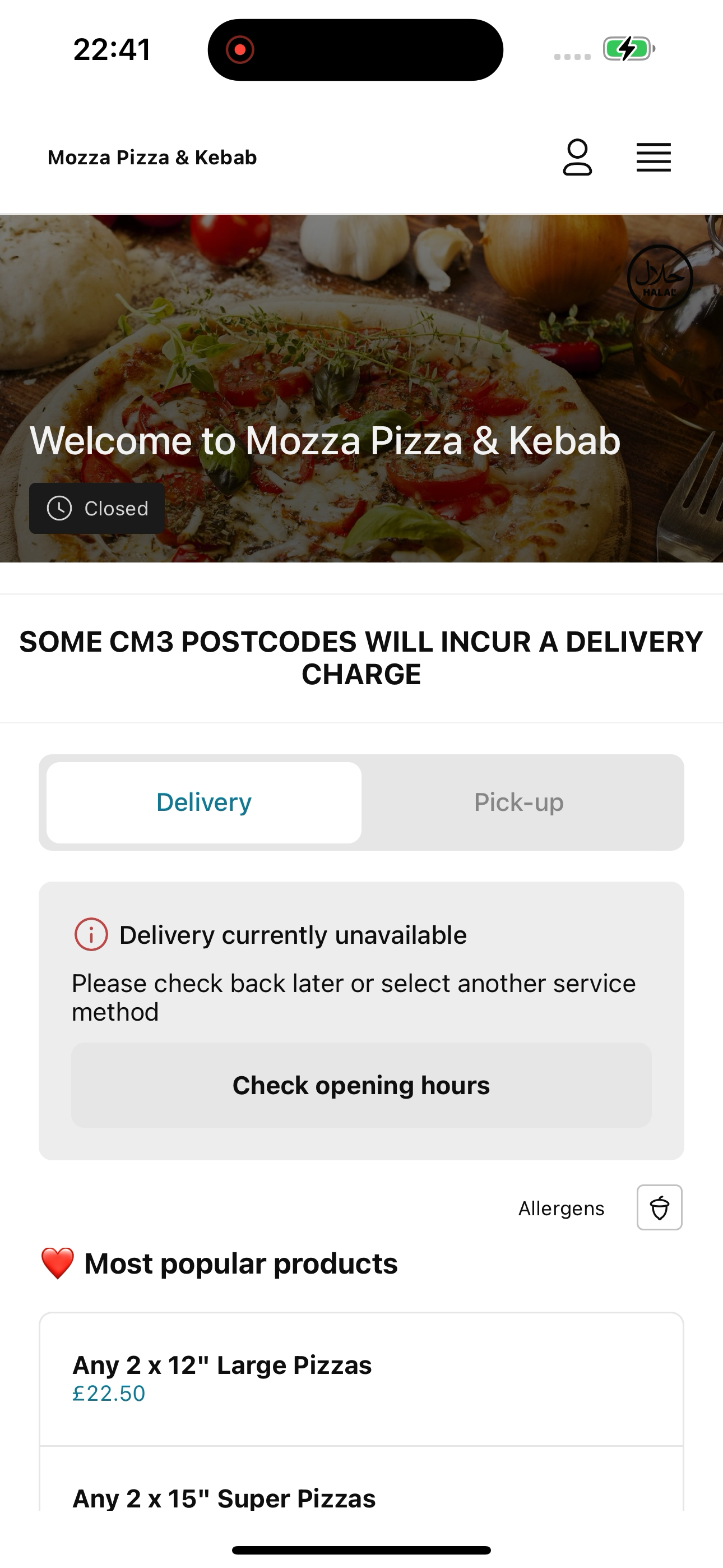 Mozza Pizza & Kebab screenshot 4