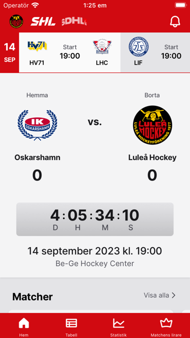 Luleå Hockey Screenshot