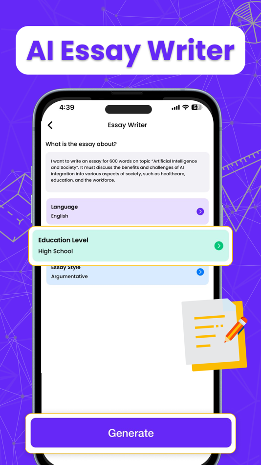 #4. Math Ai Homework Helper Tutor (iOS) Bởi: Umer Usman