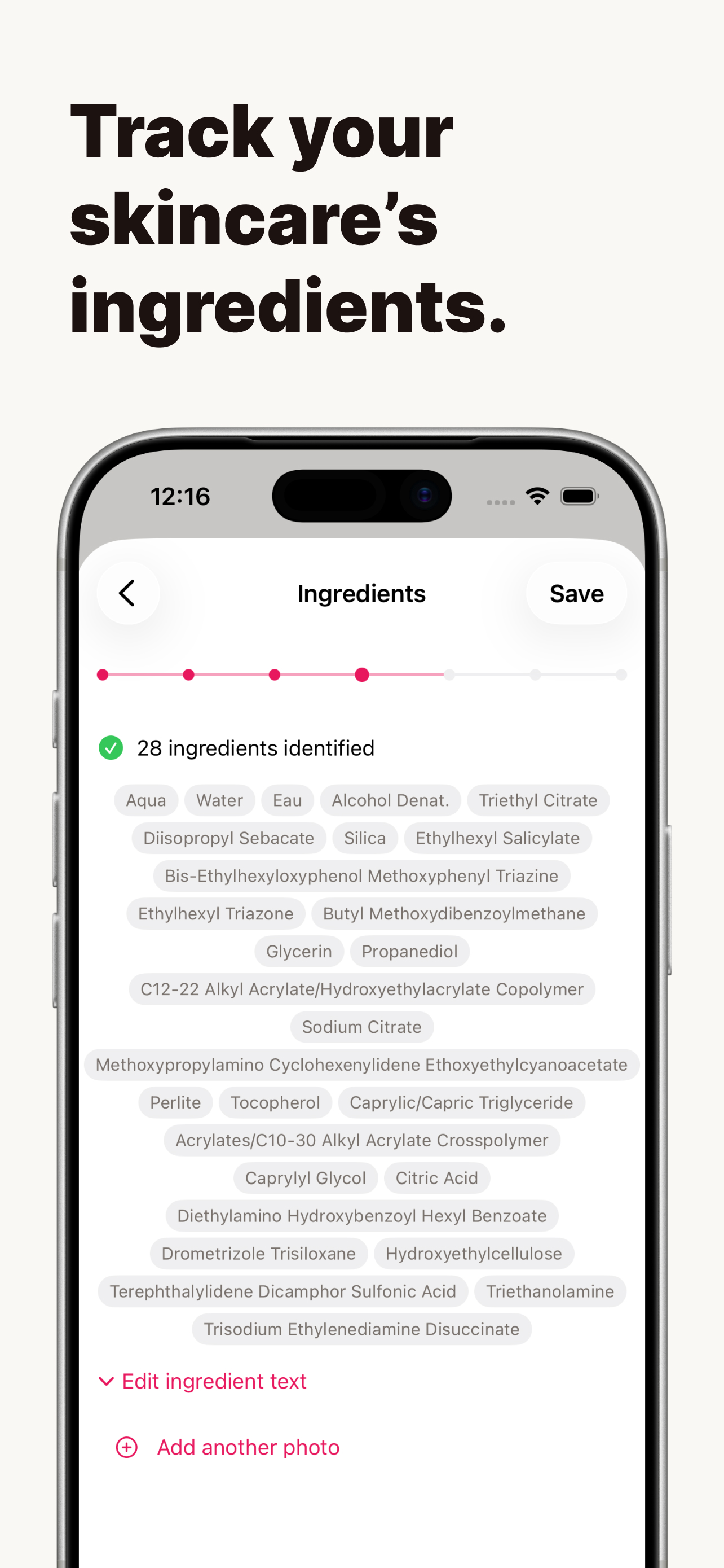 Vani: Skincare Tracker screenshot 5