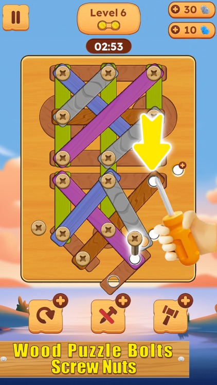 Crazy Screws: Wood Bolts&Nuts screenshot-4