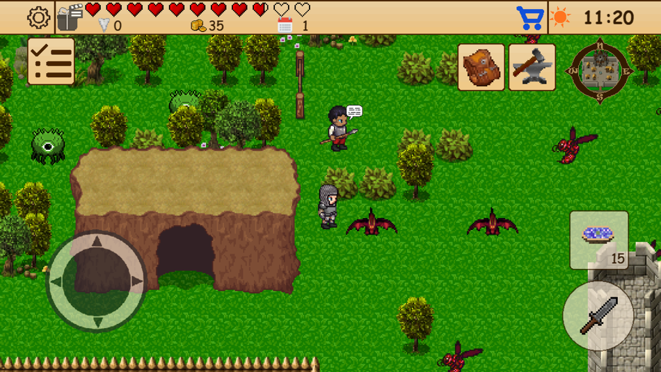 #4. Survival RPG 3: Lost in time (iOS) De: Bew Games inc.