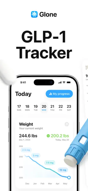 Glone: GLP-1 Shot Tracker screenshot 1