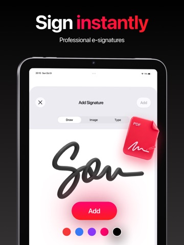 PDF Editor: Edit, Sign & Scan iPad screenshot