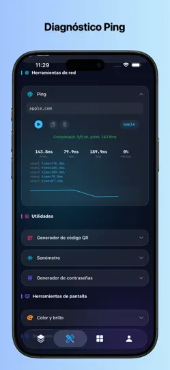 Captura de pantalla de Device Kit: CPU X Monitor en iPhone 5