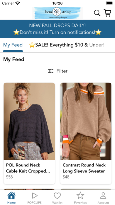 Hem and String Screenshot