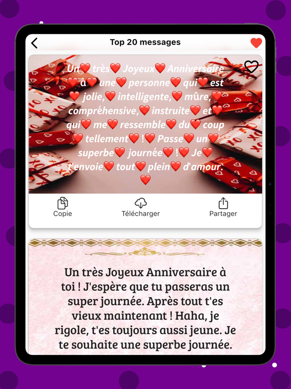 Screenshot #6 pour Birthday greeting cards & wish