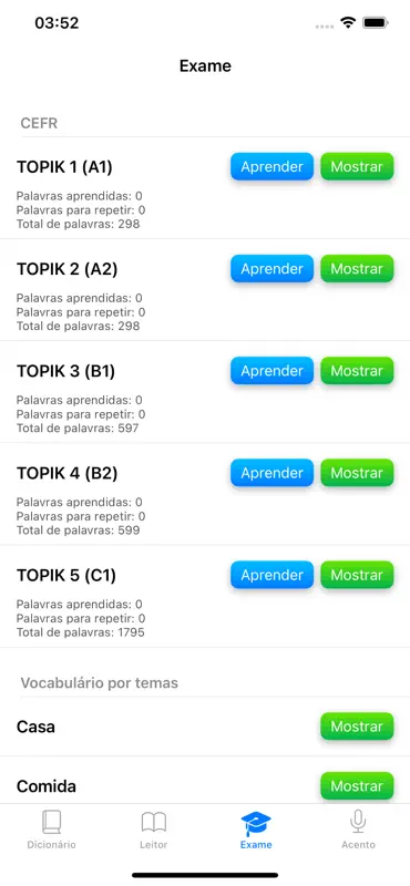 Coreano: dicionário & exames screenshot 4 of 7