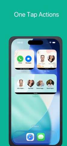 Magic Contact Widgets Pro iPhone screenshot