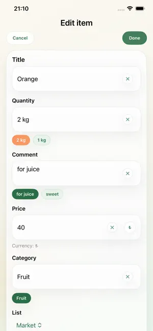 ShopList: Smart Groceries screenshot 3