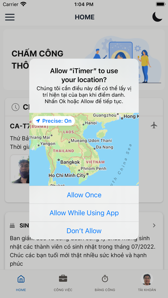 #2. iTimer - Chấm công online (iOS) 由: Minara Business Consulting