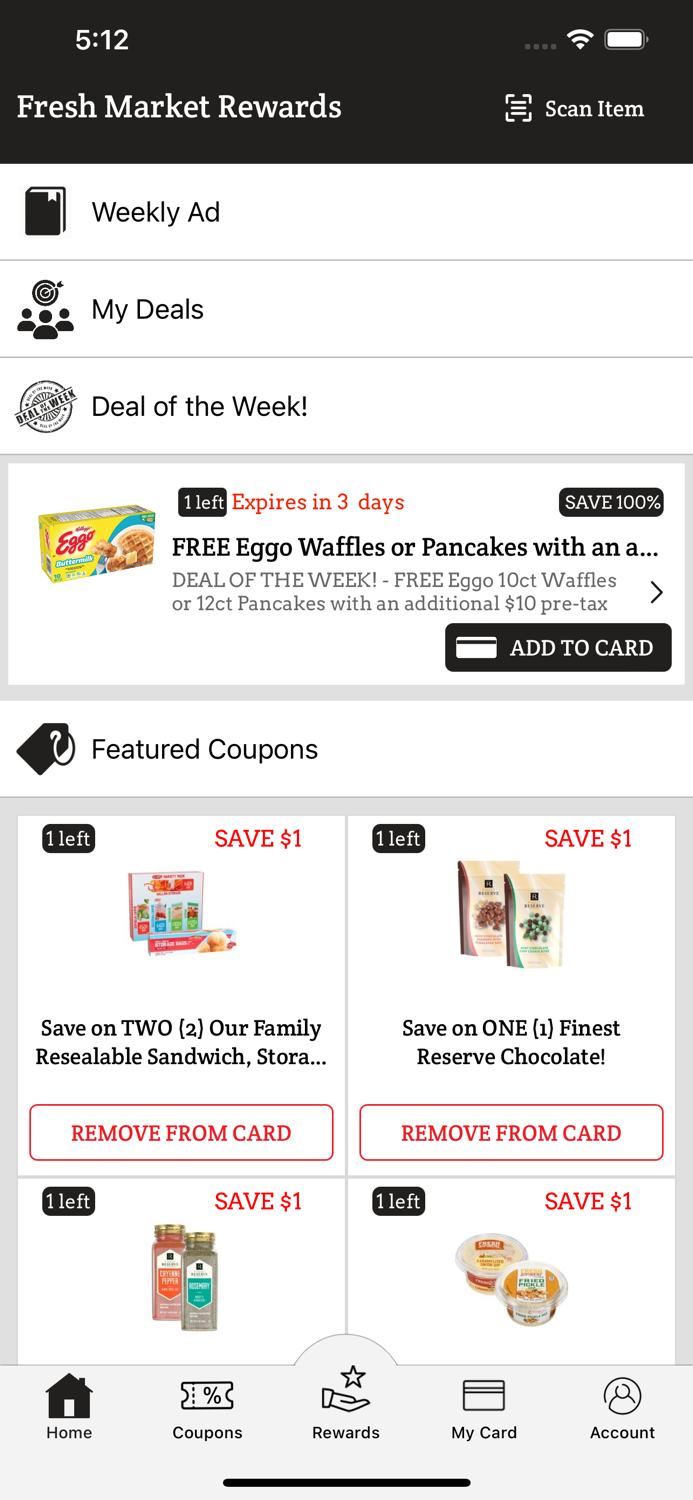 Fresh Market Rewards