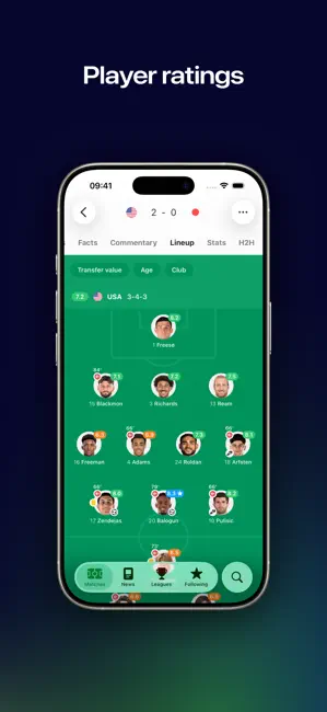FotMob - Soccer Live Scores iPhone screenshot 6