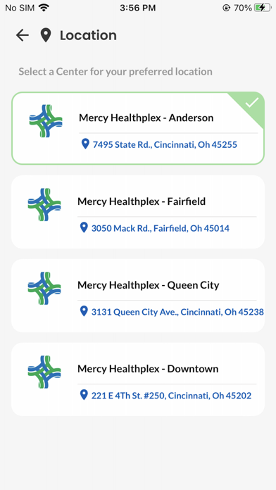 URFitAP - Mercy HealthPlex Screenshot