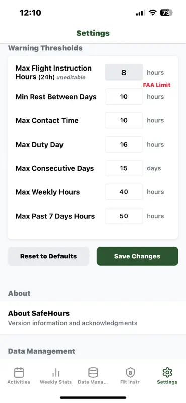 SafeHours screenshot 4 of 5