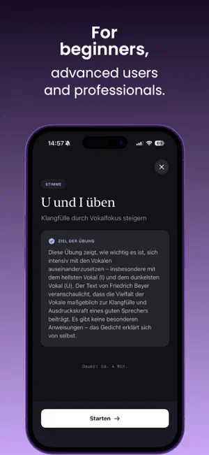 Besser Sprechen: Voicetraining screenshot 4