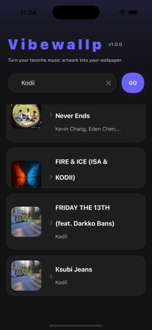 Vibewallp: Album Wallpaper screenshot