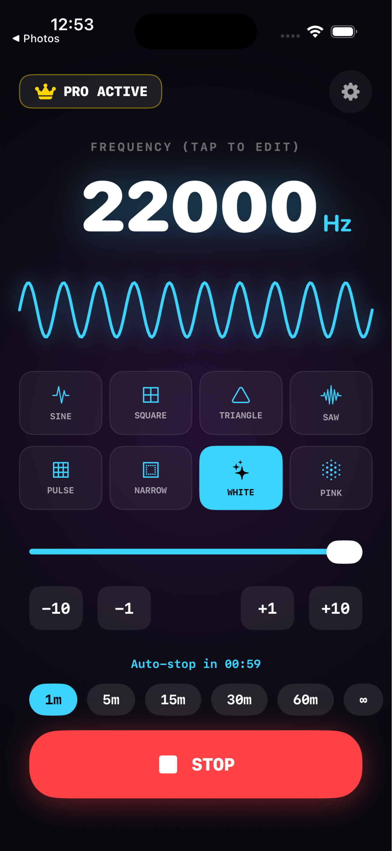 Frequency Generator - Hz Sound screenshot 4