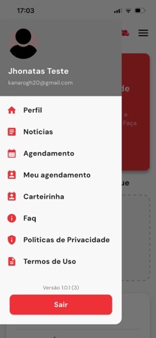 Meu HemocentroRP iPhone screenshot