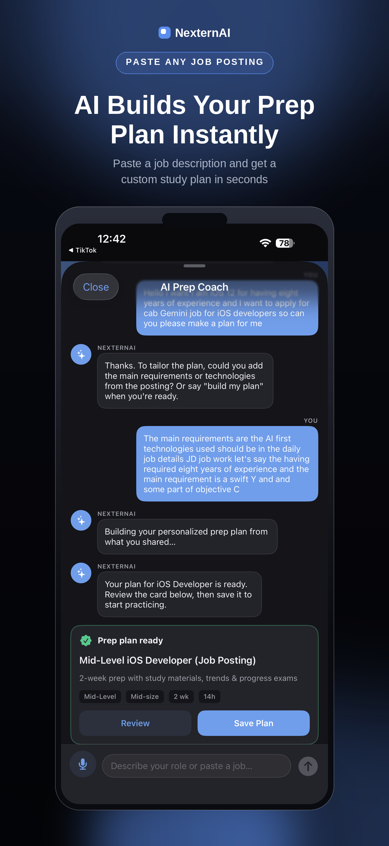 NexternAI: AI Interview Coach screenshot 2