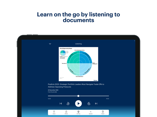 Screenshot #5 pour My Gartner Mobile