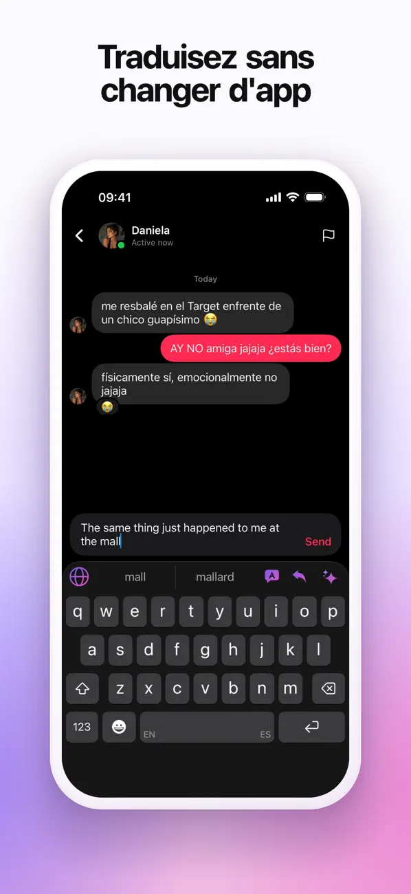Screenshot #2 pour Geminate : Clavier IA