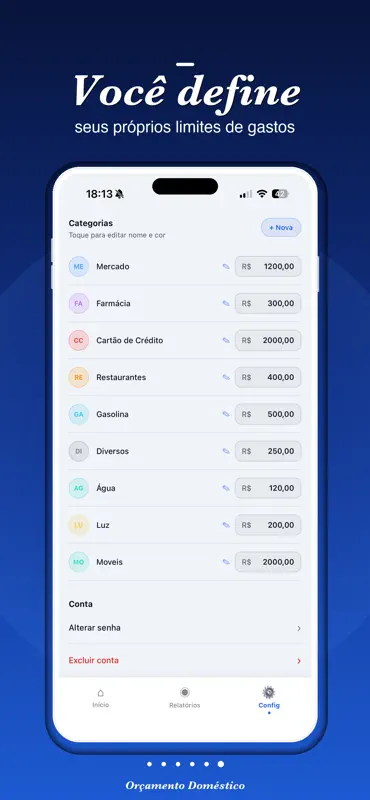 Orçamento Doméstico 2.0 screenshot 4 of 7