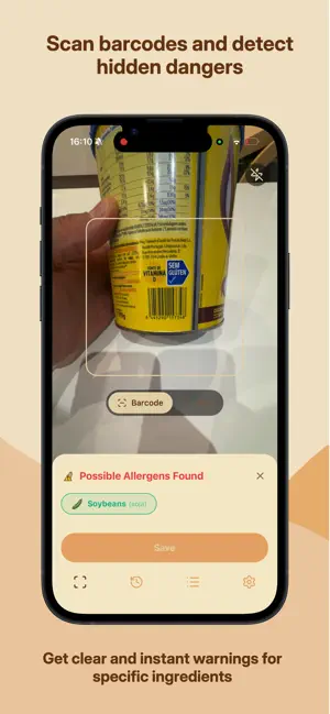 Alergio: Food Allergy Scanner screenshot 3