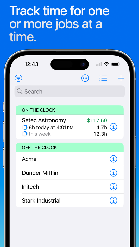 #5. Hours Tracker: Time Tracking (iOS) بواسطة: Cribasoft, LLC