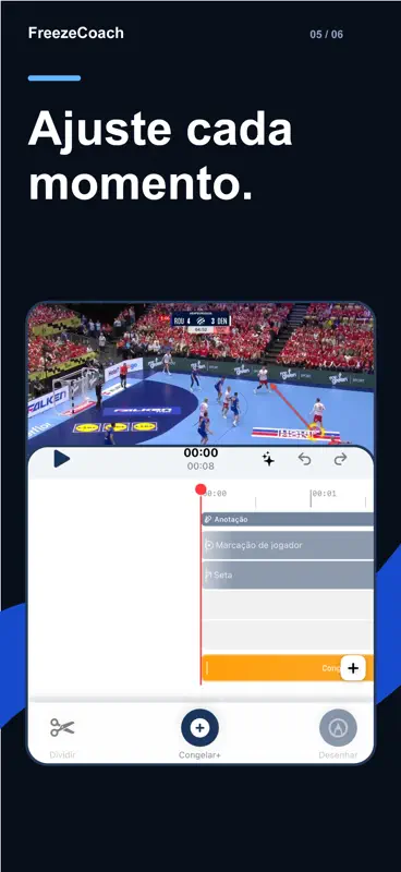 FreezeCoach - Editor Esportivo screenshot 5 of 6