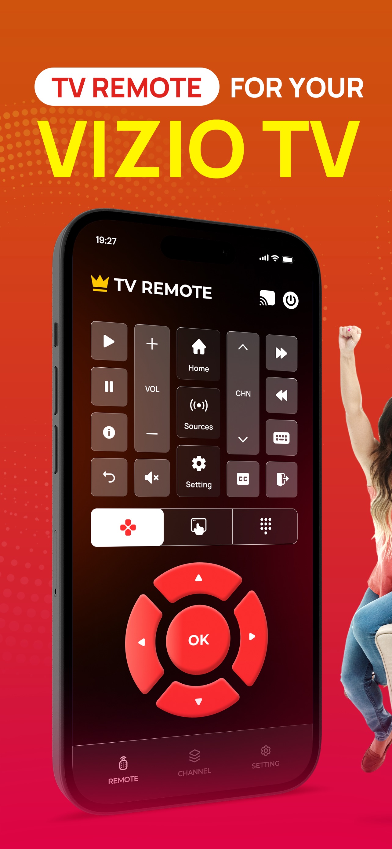 Vizo - Remote for Vizio TV screenshot 1