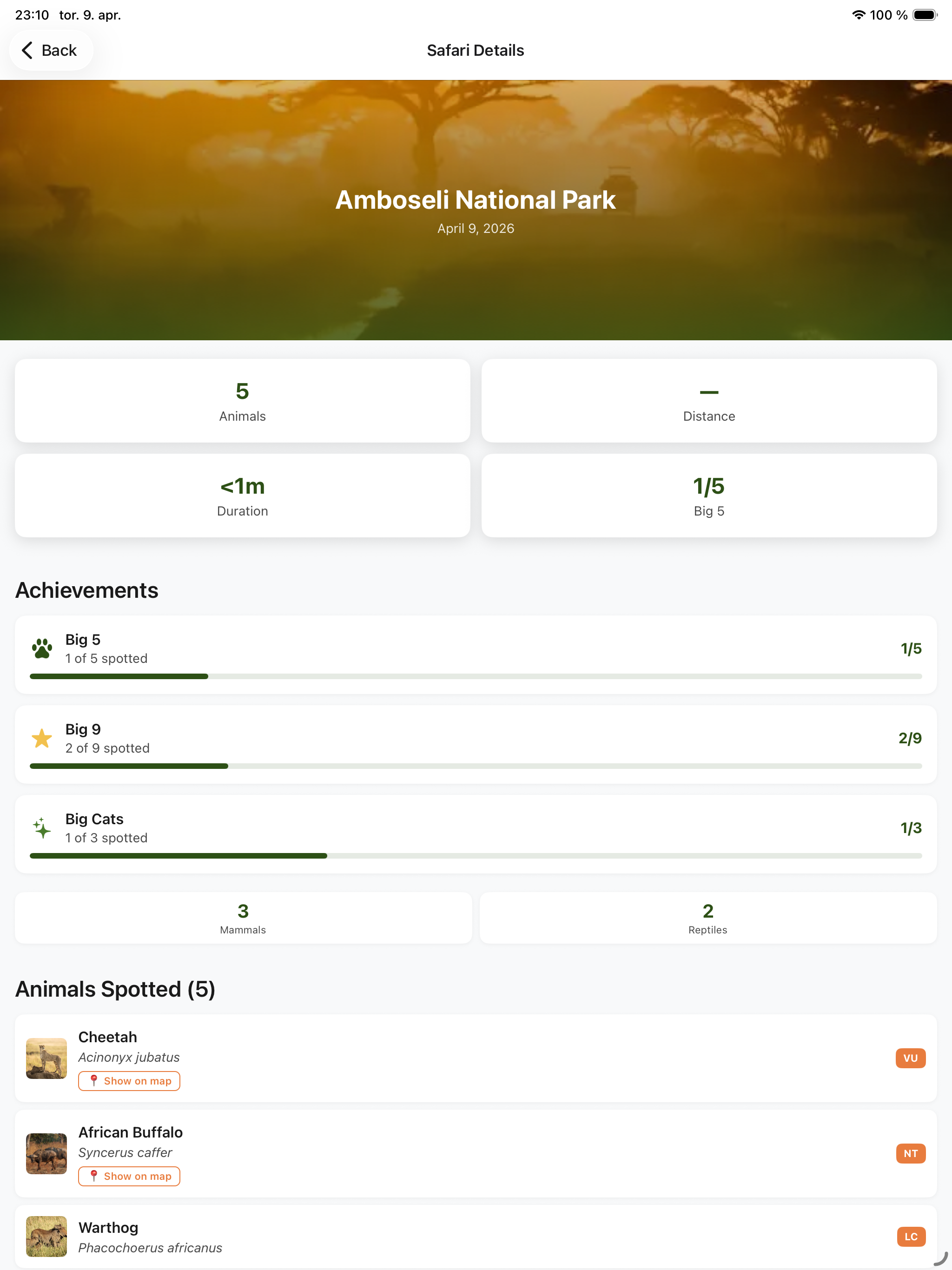 SavannaQuest: Safari Maps