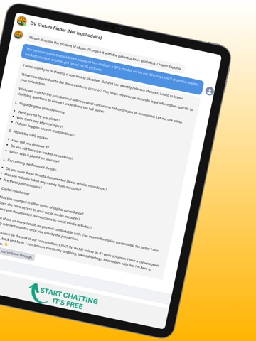 StatuteFINDER iPad screenshot
