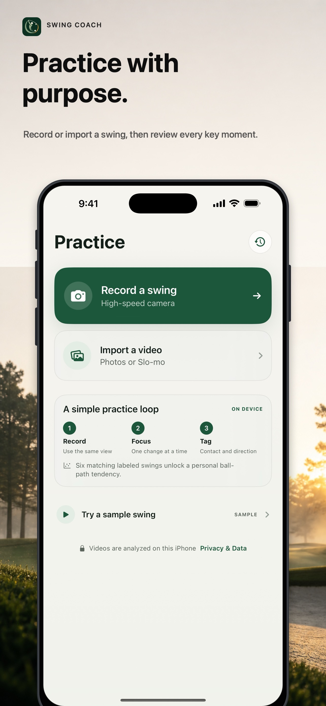 Swing Coach: Golf Analyzer screenshot 2