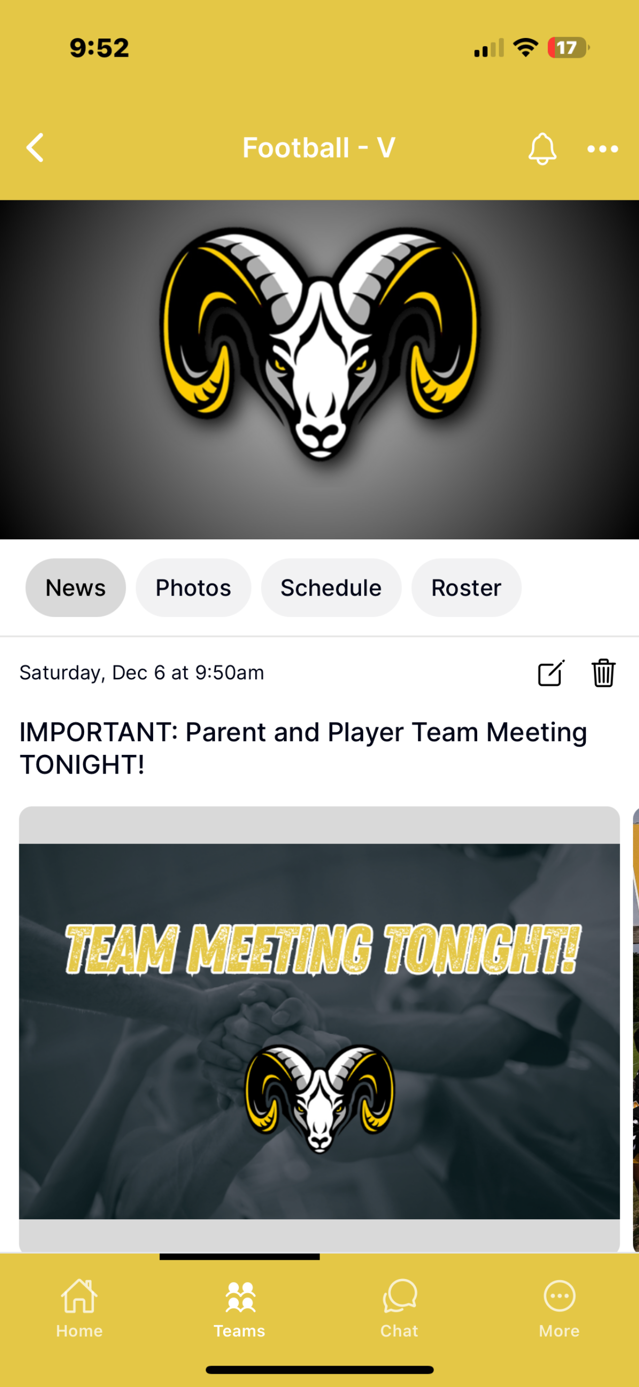 Rutherford Athletics screenshot 4