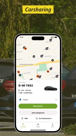 Screenshot von BVG Jelbi: Mobilität In Berlin auf dem iPhone 4