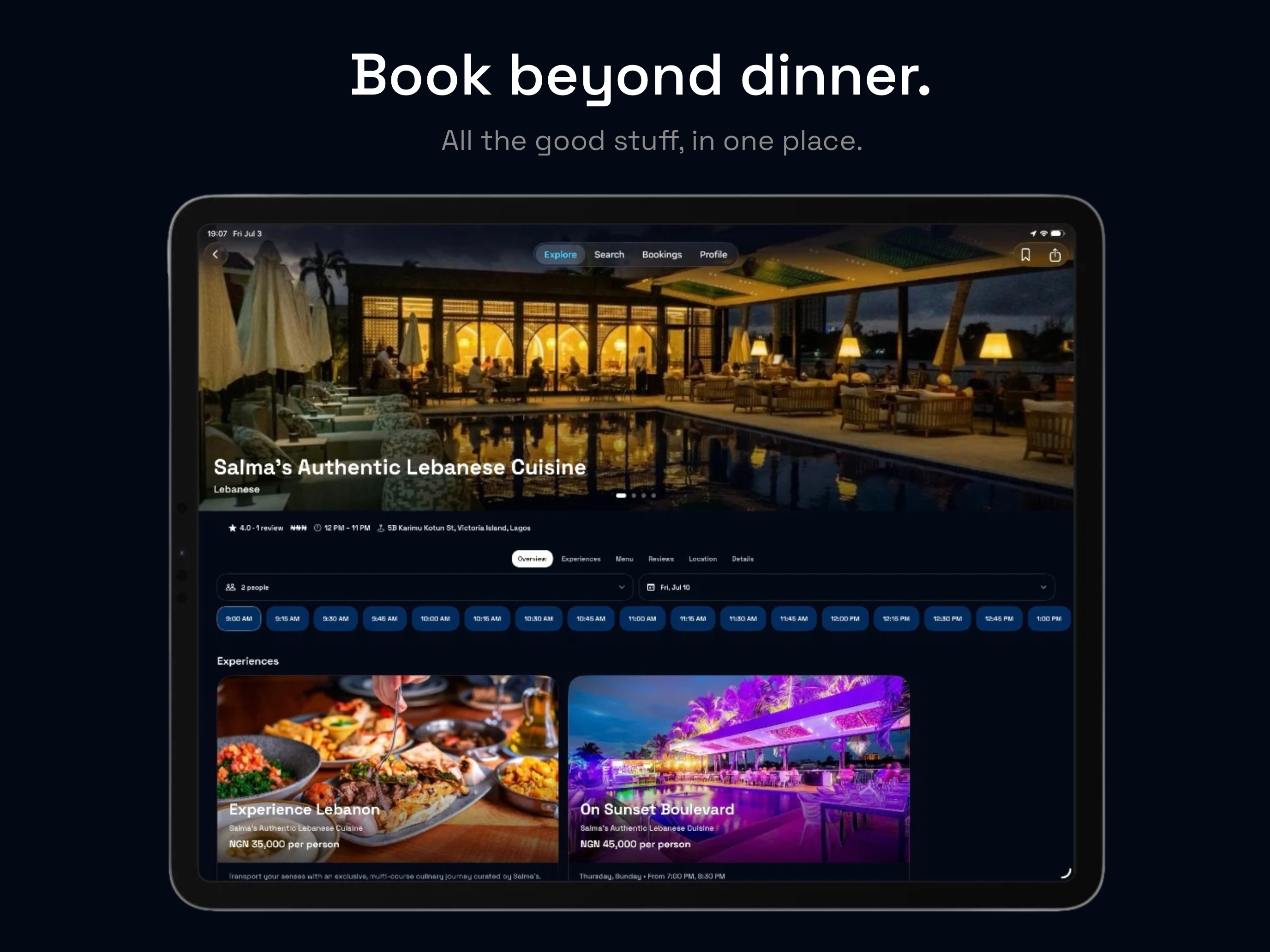 VEYA: Restaurants & Events screenshot 9