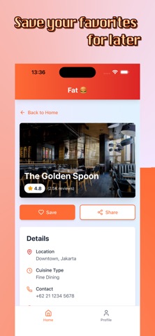 Fat: The 4.5-Star Food Map iPhone screenshot