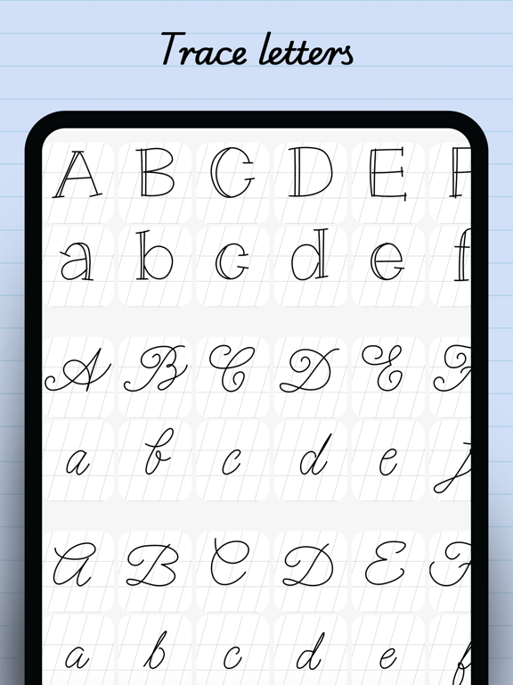 Screenshot #1 for Hand Lettering & ABC Tracing