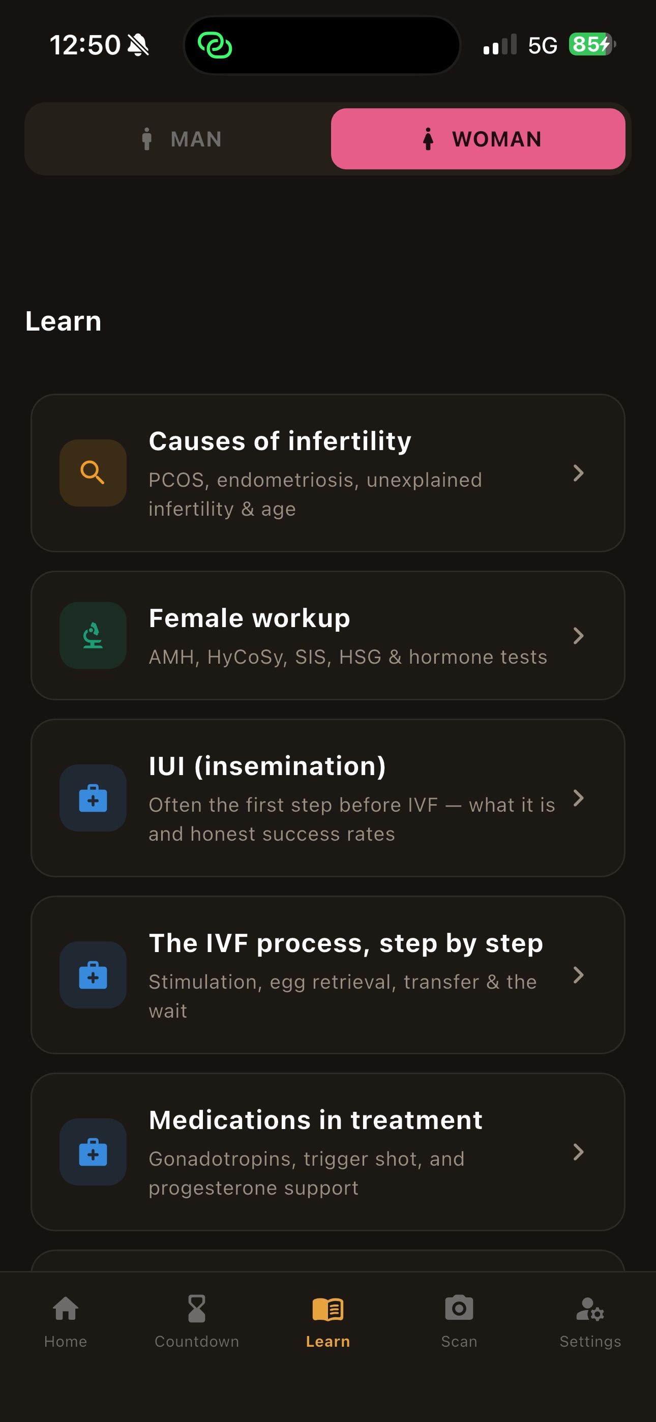 Screenshot 5 of Andro — IVF Companion