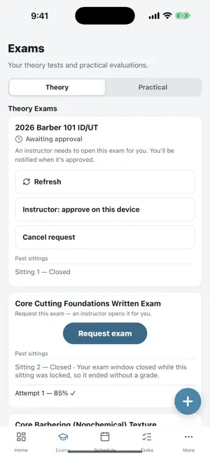 PMTS Student App screenshot 1