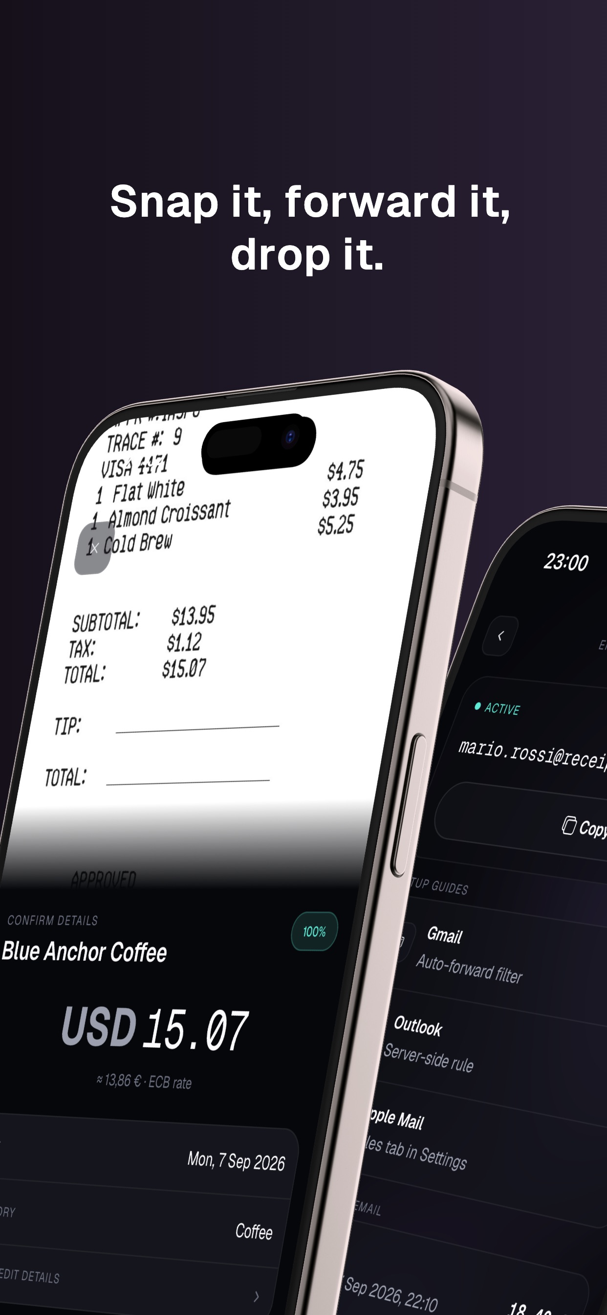 Screenshot 2 of Arcalis: AI Receipt & Currency