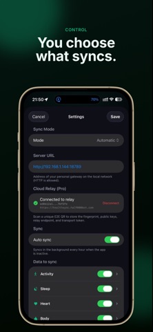 Open Vitals screenshot
