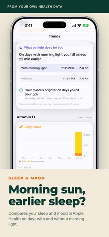 Sunshine Pal :VitaminD Tracker Screenshot 6 of 7