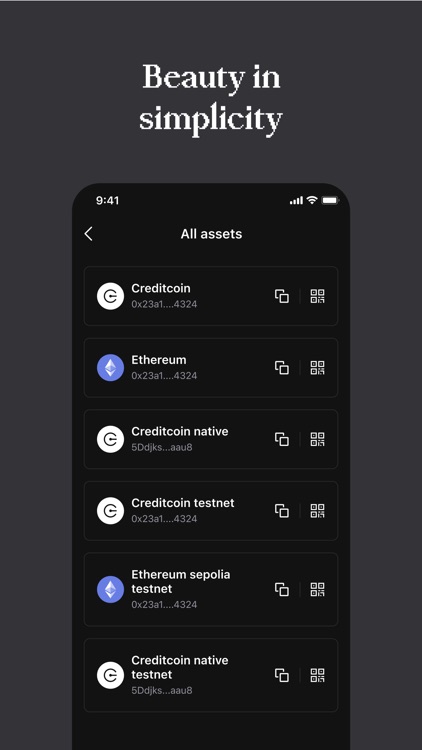 Credit Wallet: Crypto Wallet screenshot-4