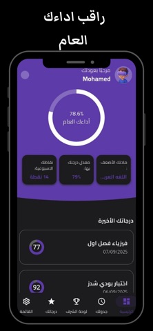 منصة افق التعليمية screenshot